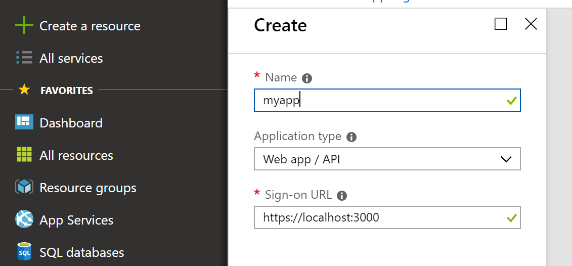 New Application Registration